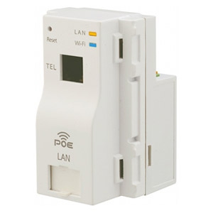 Wi-Fi APユニット 11n・300Mbpsタイプ コンセント埋込型 PoEタイプ TELポート付
