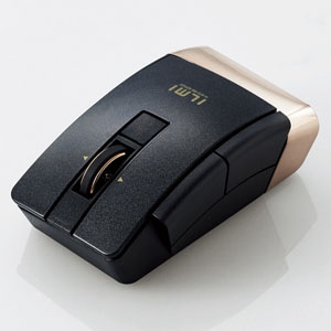ELECOM ワイヤレスマウス Bluetooth®4.0方式 UltimateBlueセンサー方式 Sサイズ 6ボタン ブラック