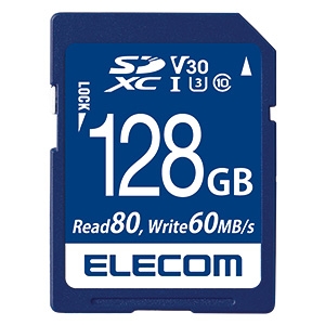 SDXCカード 128GB UHS-ⅠU3・V30対応 データ復旧サービス付